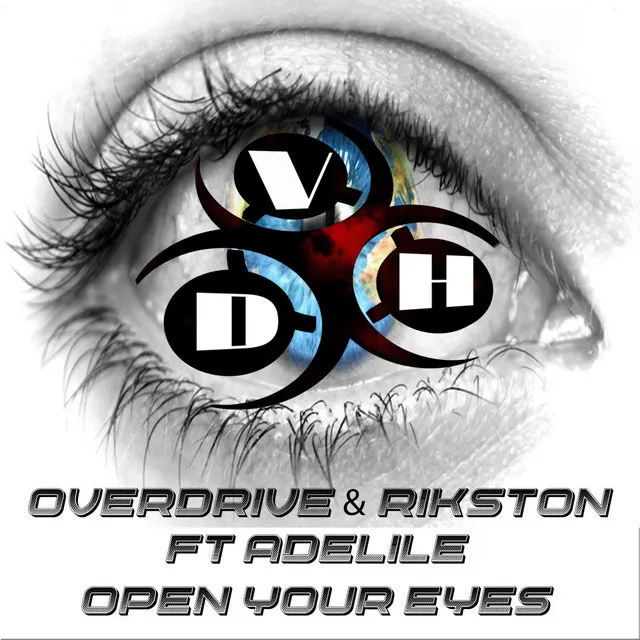 Open Your Eyes - Radio Mix by Overdrive, Rikston, Adelile - Happy Hardcore cover art