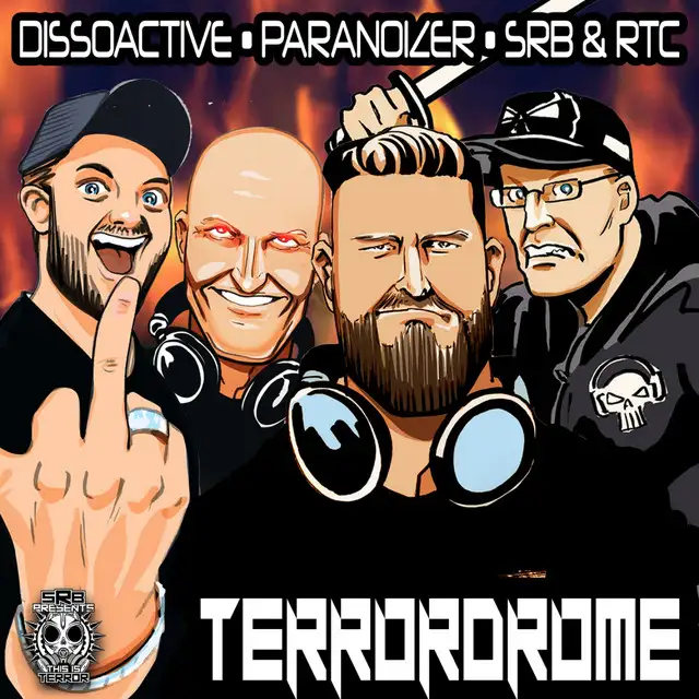Welcome To The Terrordrome by Paranoizer, Dissoactive - Uptempo cover art