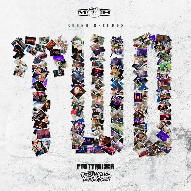 Sound Becomes Two by Partyraiser, Destructive Tendencies - Hardcore cover art