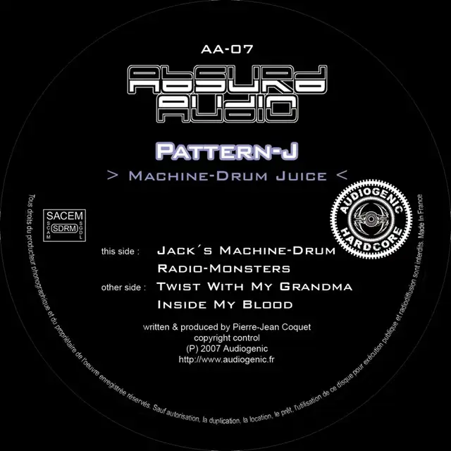 Jacks Machine-Drum by Pattern J - Frenchcore cover art