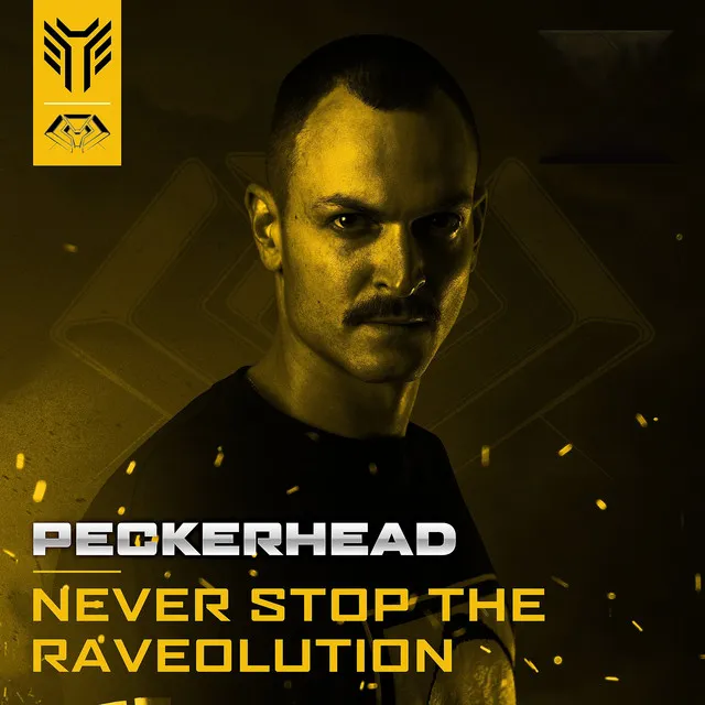 Never Stop the Raveolution by Peckerhead - Hardcore cover art