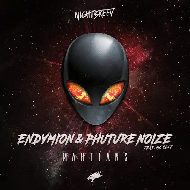 Martians - Radio Edit by Phuture Noize, Endymion, MC Jeff - Hardstyle cover art