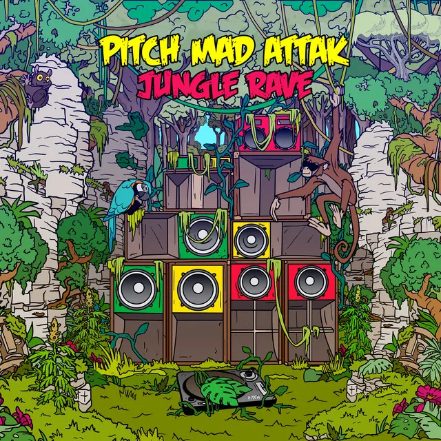 Jungle Rave by Pitch Mad Attak - Frenchcore cover art