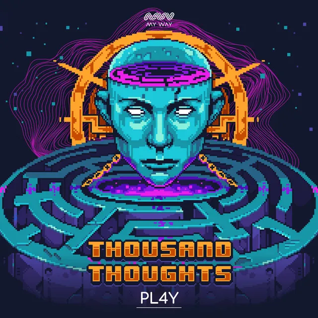 THOUSAND THOUGHTS by PL4Y - Hardstyle cover art