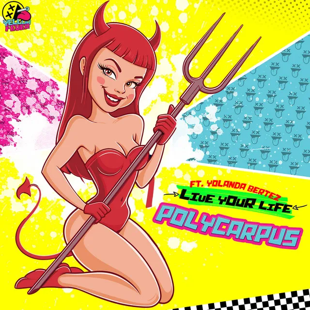 Live Your Life by Polycarpus, Yolanda Bertez - Hardstyle cover art