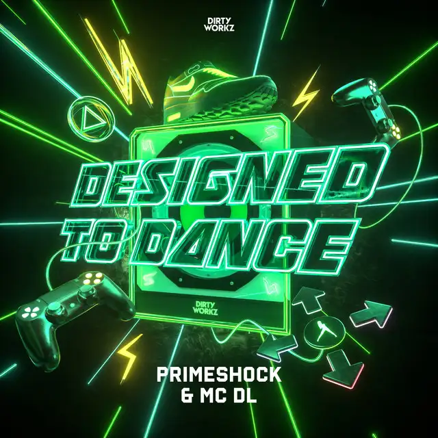 Designed To Dance by Primeshock, MC DL - Hardstyle cover art