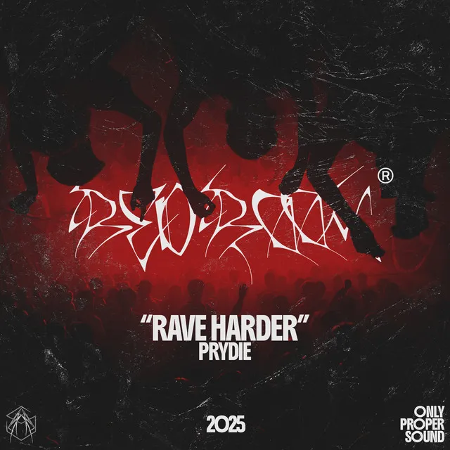 RAVE HARDER by PRYDIE - Hard Techno cover art