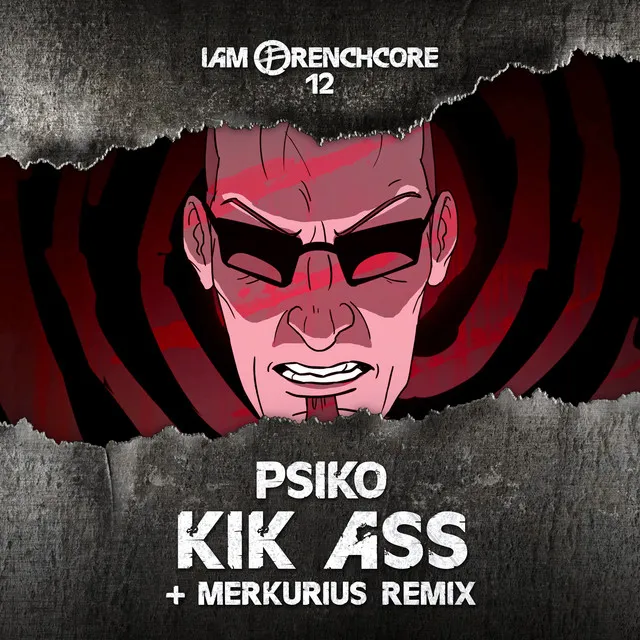 Kik Ass - Merkurius Remix by Psiko, Merkurius - Frenchcore cover art