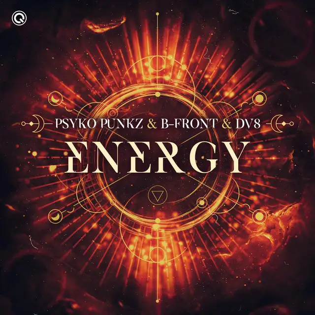 Energy by Psyko Punkz, B-Front, DV8 - Hardstyle cover art