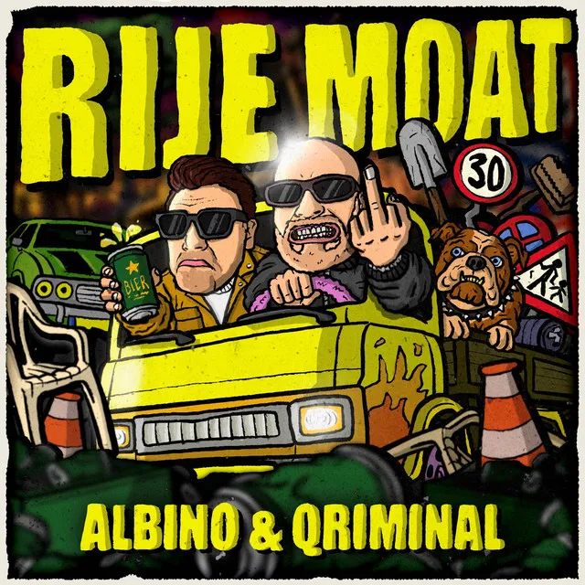 RIJE MOAT by Qriminal, ALBINO - Rawstyle cover art