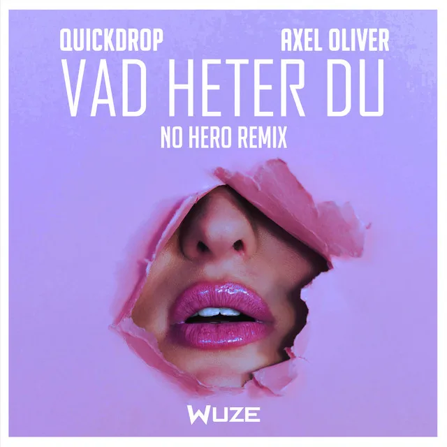 Vad Heter Du - No Hero Remix by Quickdrop, No Hero, Axel Oliver - Happy Hardcore cover art