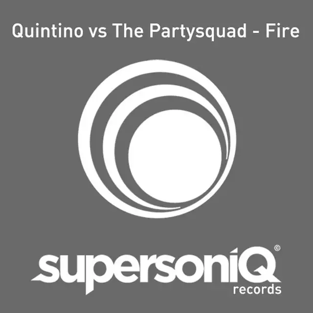 Fire by Quintino, The Partysquad - Hardstyle cover art