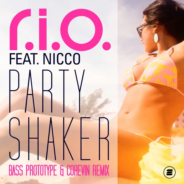 Party Shaker - Bass Prototype & Corevin Remix by R.I.O., Nicco, Bass Prototype, Corevin - Hardstyle cover art