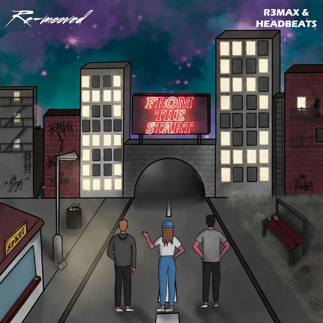 From The Start - Remix by R3MAX & HEADBEATS, Re-mooved, Diana - Hardstyle cover art