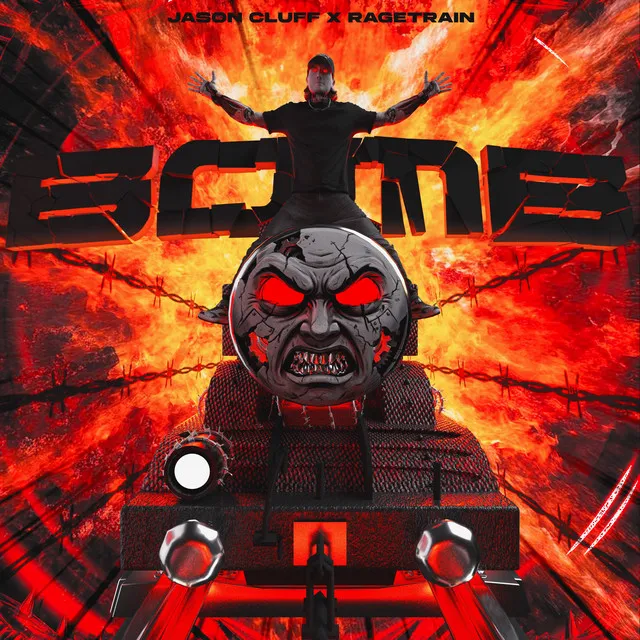 Bomb by RAGETRAIN, Jason Cluff - Hard Techno cover art
