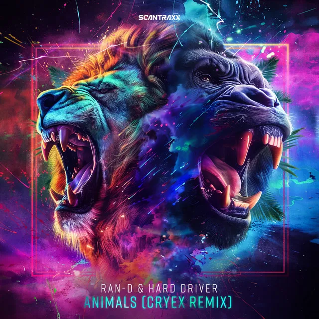 Animals - Cryex Remix by Ran-D, Hard Driver, Cryex - Hardstyle cover art