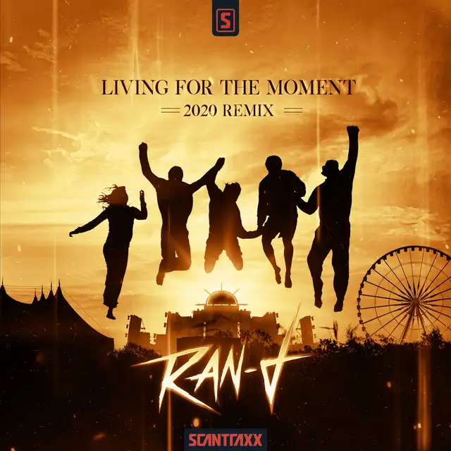 Living For The Moment - 2020 Remix by Ran-D - Hardstyle cover art