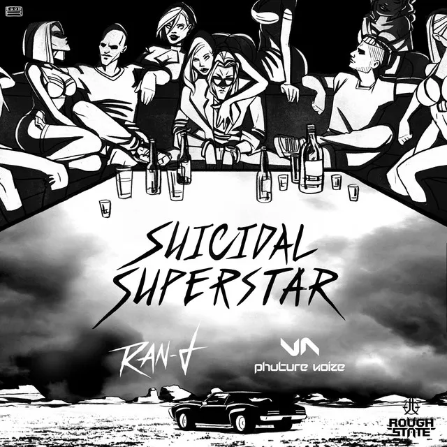 Suicidal Superstar by Ran-D, Phuture Noize - Hardstyle cover art