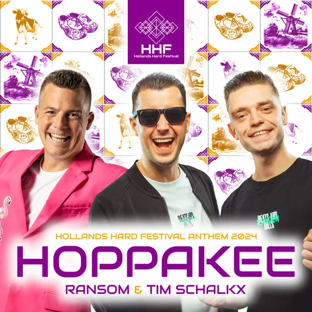 Hoppakee - Hollands Hard Festival Anthem 2024 by Ransom, Tim Schalkx - Hardstyle cover art