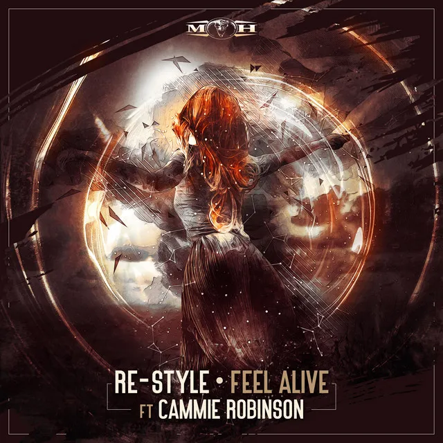 Feel Alive by Re-Style, Cammie Robinson - Hardcore cover art