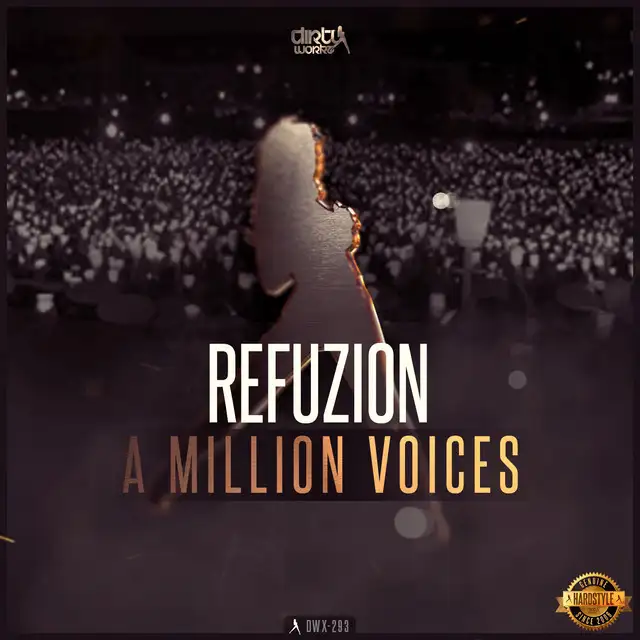 A Million Voices - Radio Version by Refuzion - Hardstyle cover art