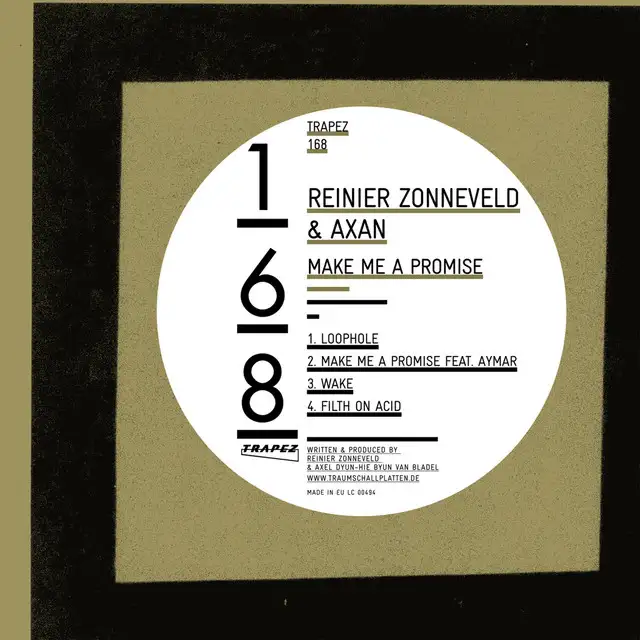 Make Me a Promise by Reinier Zonneveld, Axan, Aymar - Hard Techno cover art