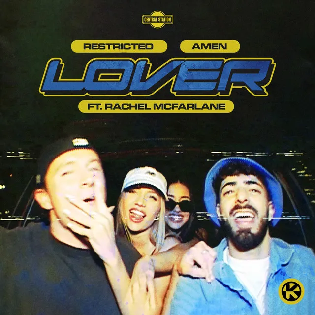 Lover by Restricted, Rachel McFarlane, Amen - Hard Techno cover art