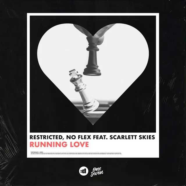 Running Love by Restricted, Scarlett Skies, No Flex - Hard Techno cover art