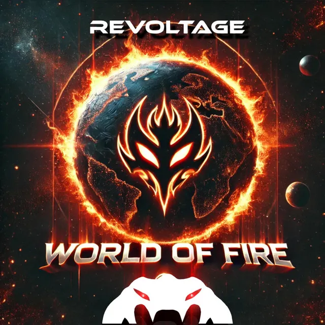 World of Fire by REVOLTAGE, PoisonSpitter - Hardcore cover art