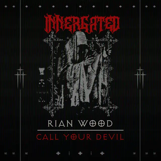 Alone In The Dark by Rian Wood, INNERGATED - Hard Techno cover art