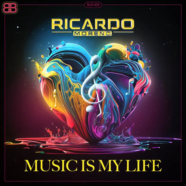 Music Is My Life by Ricardo Moreno - Hardstyle cover art