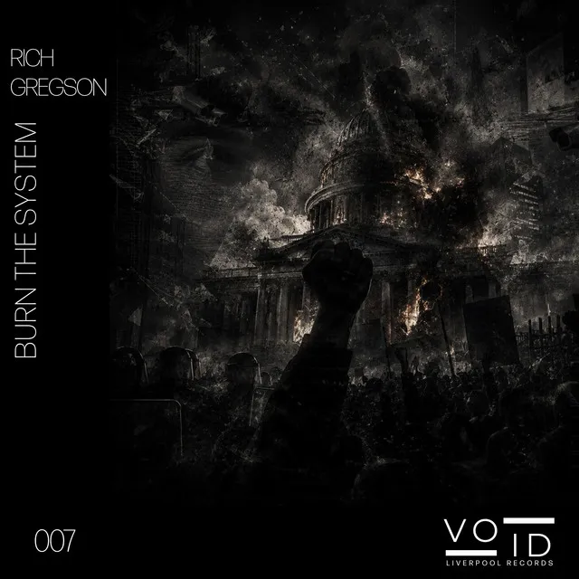 Burn The System by Rich Gregson - Hard Techno cover art