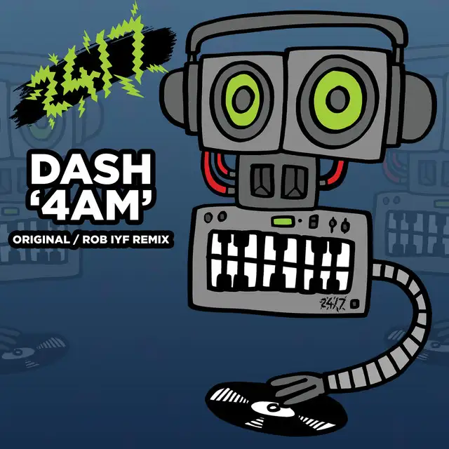 4AM - Extended Mix by Rob IYF, Dash - Happy Hardcore cover art