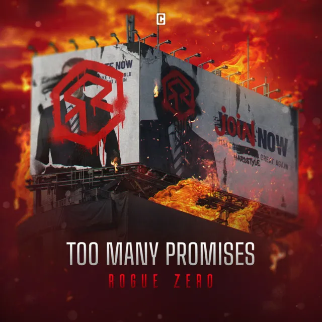 Too Many Promises by Rogue Zero - Hardstyle cover art