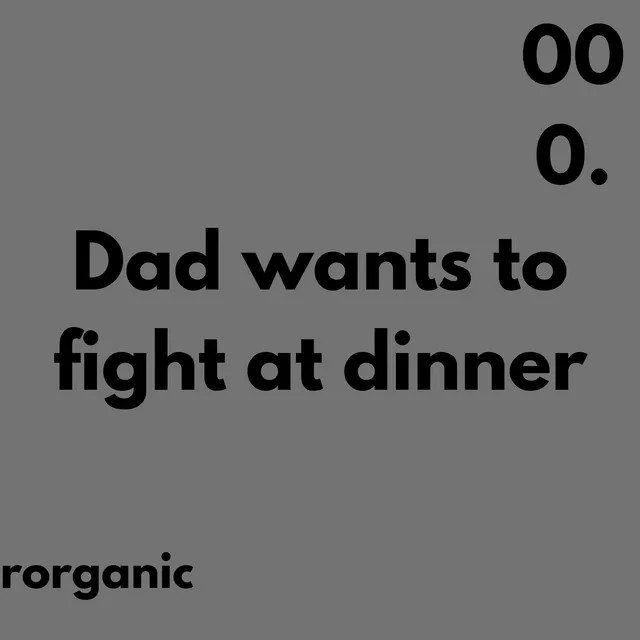 Dans wants to fight at dinner by Rorganic - Hard Techno cover art