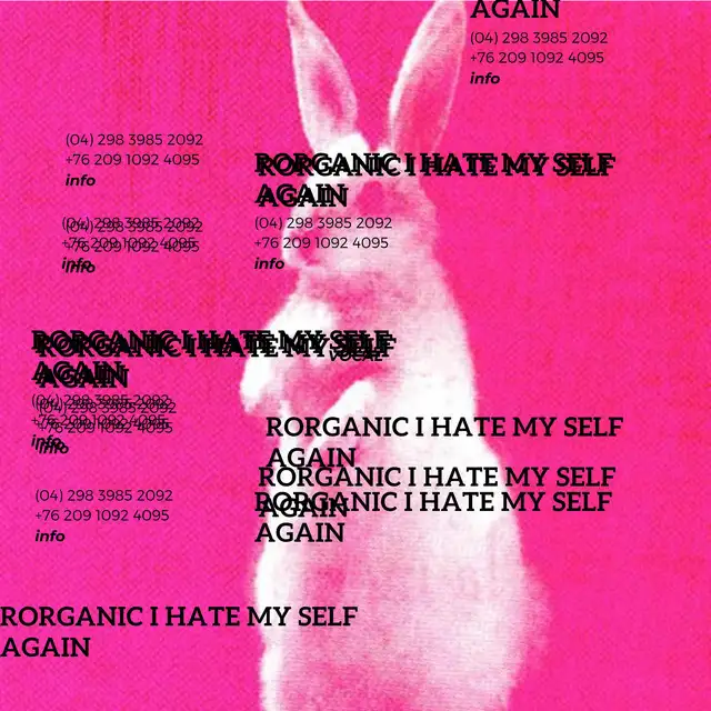 hate my self again by Rorganic - Hard Techno cover art