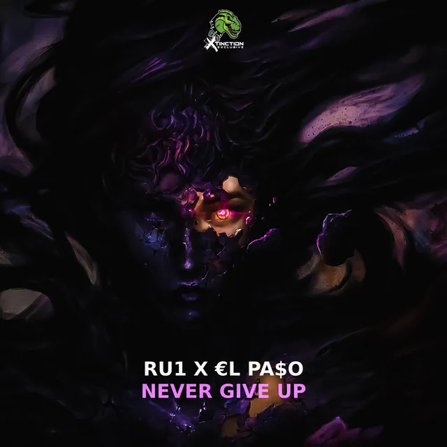 Never Give Up by RU1, €l Pa$o - Frenchcore cover art