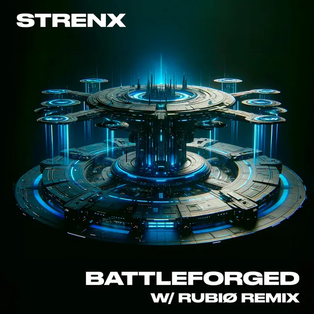 Battleforged (Rubiø Remix) by RUBIØ, Strenx, Dur Label - Hard Techno cover art