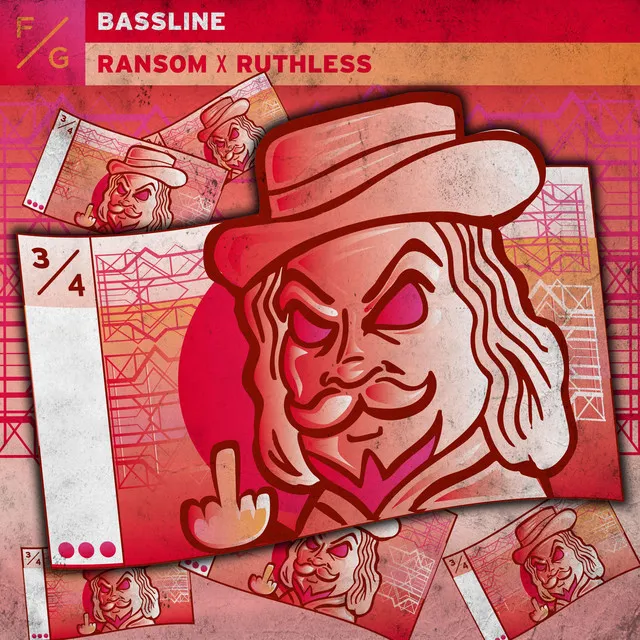Bassline by Ruthless, Ransom - Hardstyle cover art
