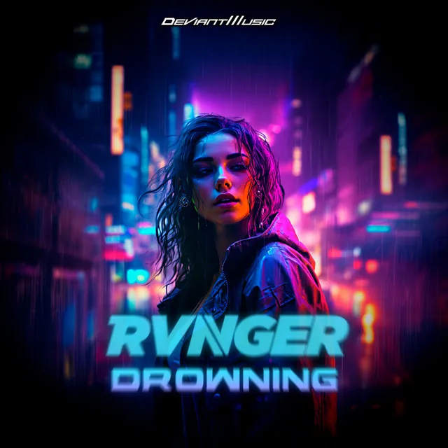 DROWNING by RVNGER - Hardstyle cover art