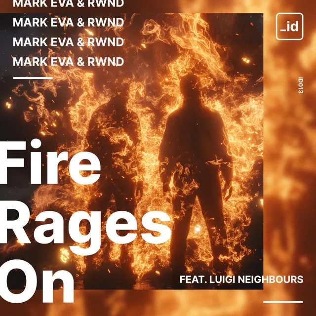 Fire Rages On by RWND, Mark Eva, Luigi Neighbours - Hardstyle cover art