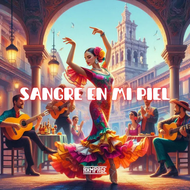 SANGRE EN MI PIEL by Rxmpage - Hardstyle cover art
