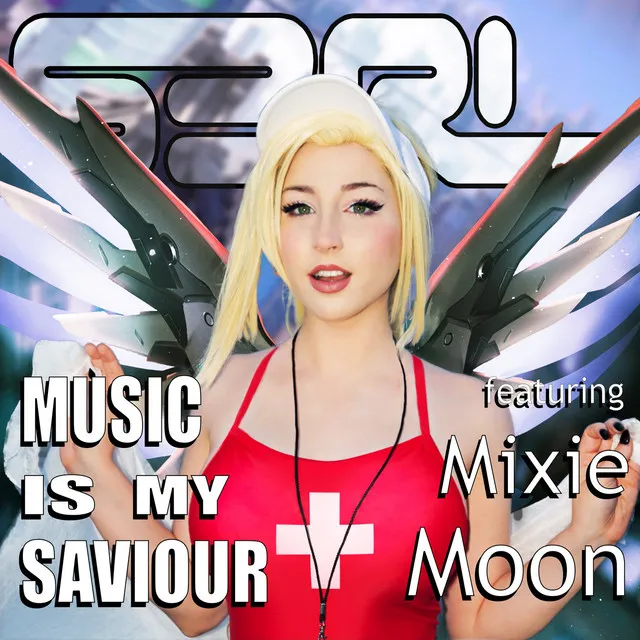 Music Is My Saviour (feat. Mixie Moon) by S3RL, Mixie Moon - Happy Hardcore cover art