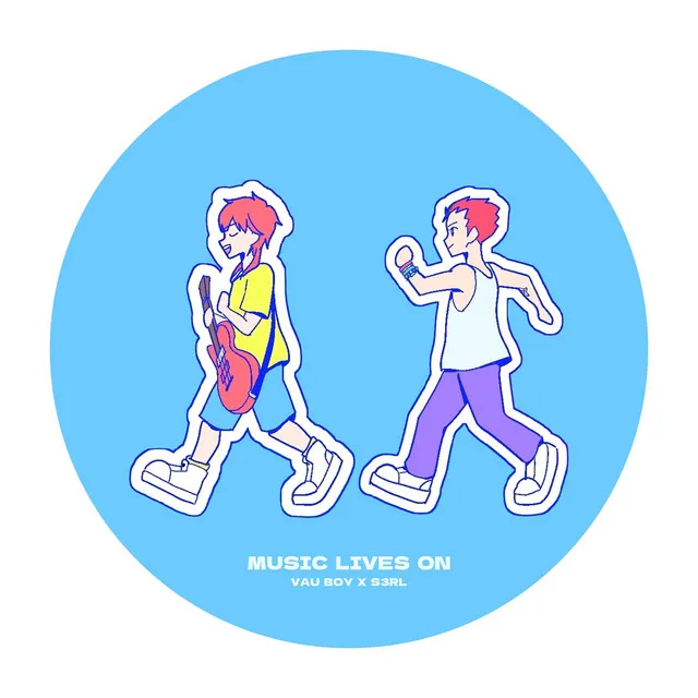 Music Lives On by S3RL, Vau Boy - Happy Hardcore cover art