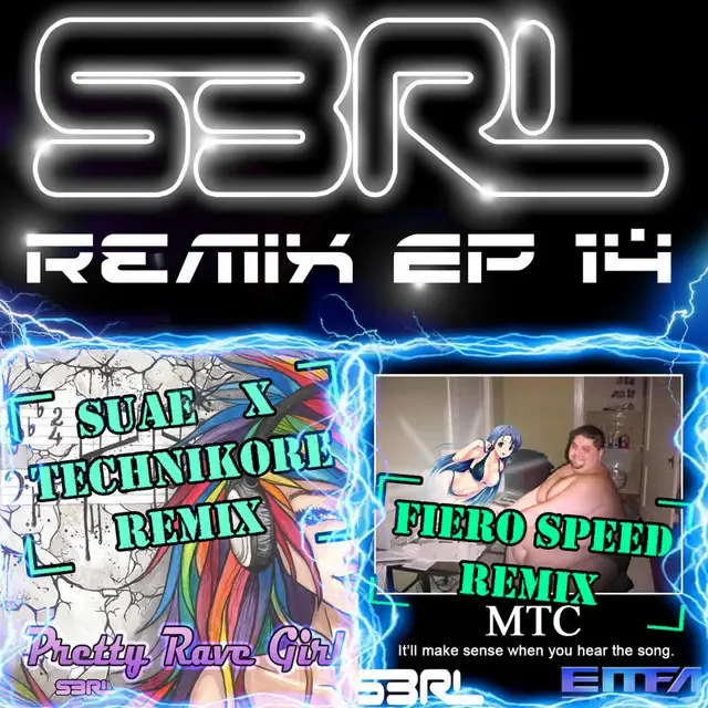 Pretty Rave Girl - Suae X Technikore Remix by S3RL, Technikore, Suae - Hardstyle cover art
