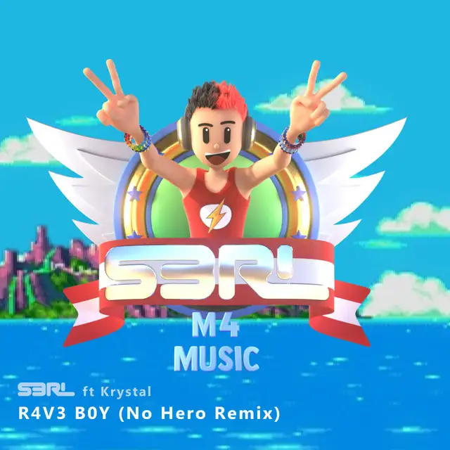 R4V3 B0Y - No Hero Remix by S3RL, No Hero - Happy Hardcore cover art