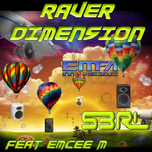 Raver Dimension - Original Mix by S3RL, Emcee M - Happy Hardcore cover art