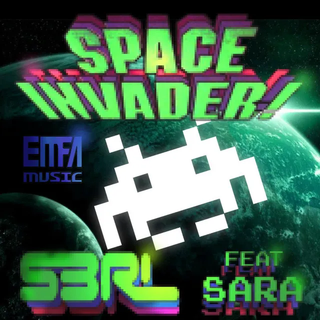 Space Invader (feat. Sara) by S3RL - Happy Hardcore cover art