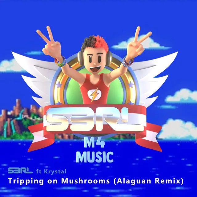 Tripping on Mushrooms - Alaguan Remix by S3RL, Alaguan - Happy Hardcore cover art