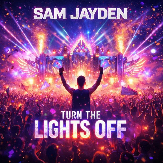Turn the Lights Off by Sam Jayden - Hardstyle cover art
